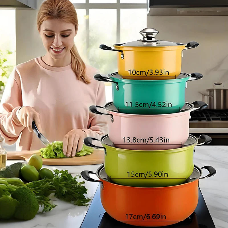 Stainless Steel Cookware Set for Effortless Cooking and Gifting