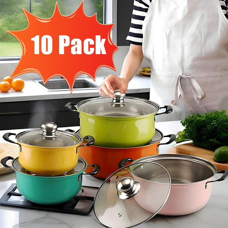 Stainless Steel Cookware Set for Effortless Cooking and Gifting