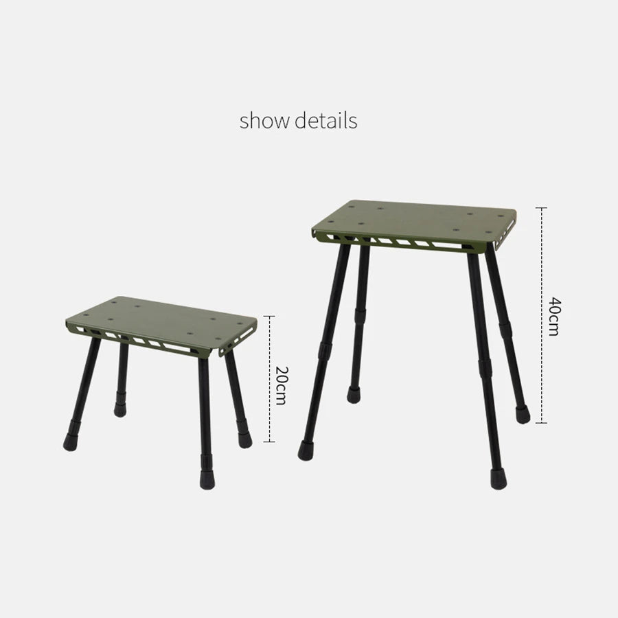 Choice Outdoor Dual Use Table And Chair Liftable Stool