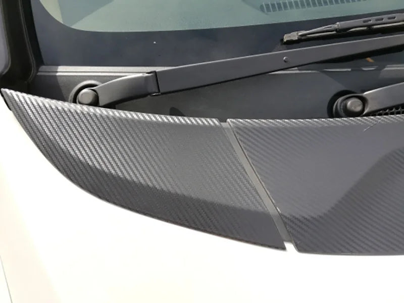 3D Carbon Fiber Vinyl Protective Film Engine Hood Decal Stickers For Honda Fit Jazz GK5 3rd Gen 2014 To 2020 Car Styling