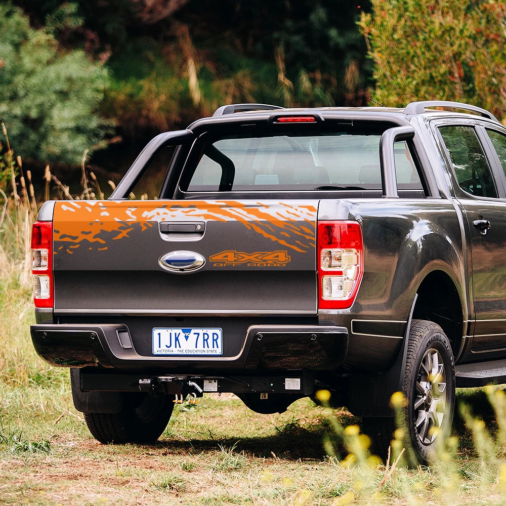 Tail Trunk Car Stickers DIY Vinyl Film Decals Tuning Accessories for Ford Ranger Off-Road Universal Pickup