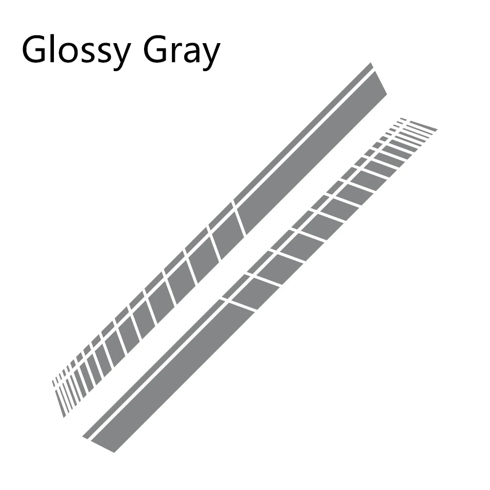 Car Side Skirt Sticker Long Stripe Vinyl Film Wrap DIY