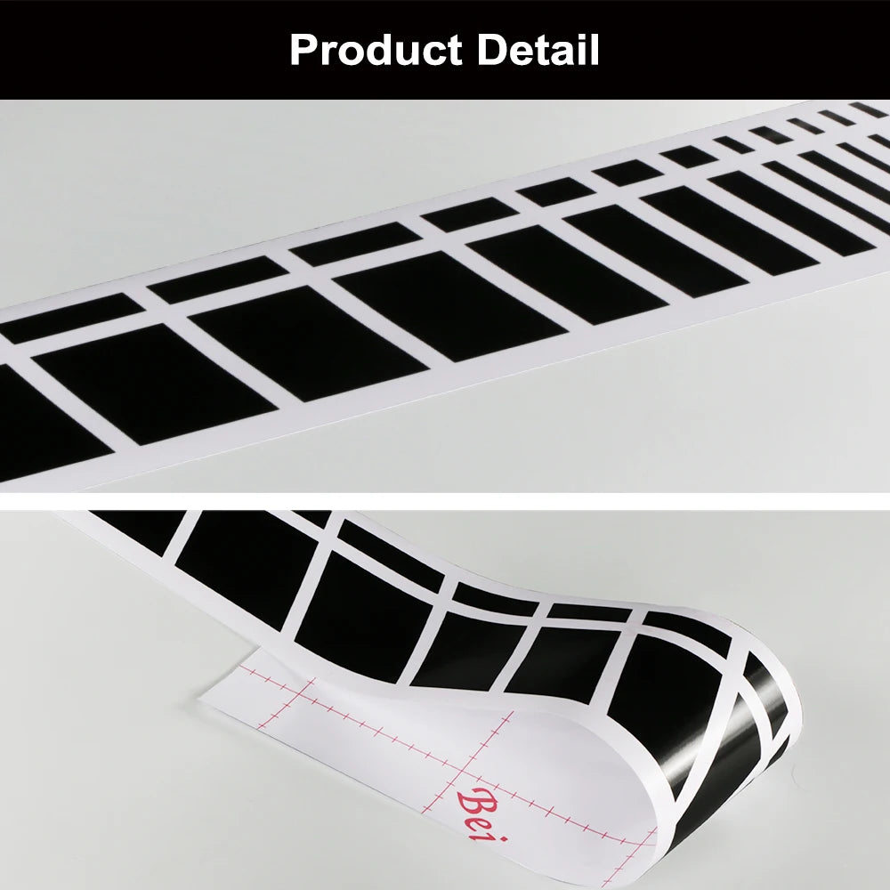 Car Side Skirt Sticker Long Stripe Vinyl Film Wrap DIY