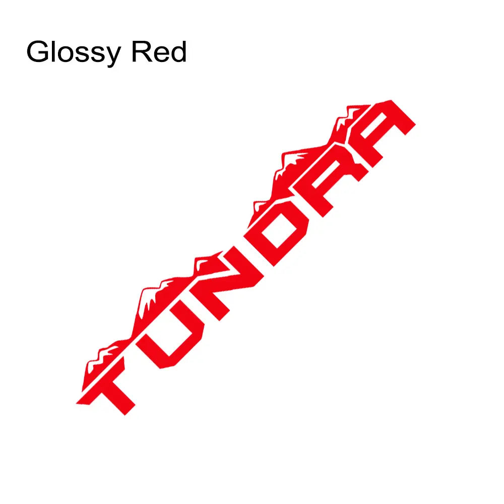 For Toyota Tundra Pickup Rear Tail Sticker Truck Graphics Tailgate Mountain Decor Decal Vinyl Film Cover Auto Tuning Accessories