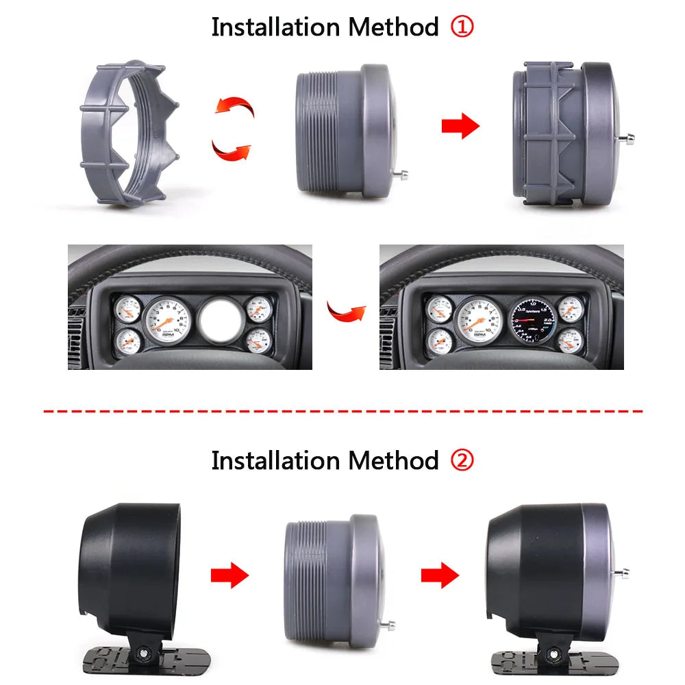 Dynoracing Multi Function Car Gauge for Performance Monitoring and Vehicle Management