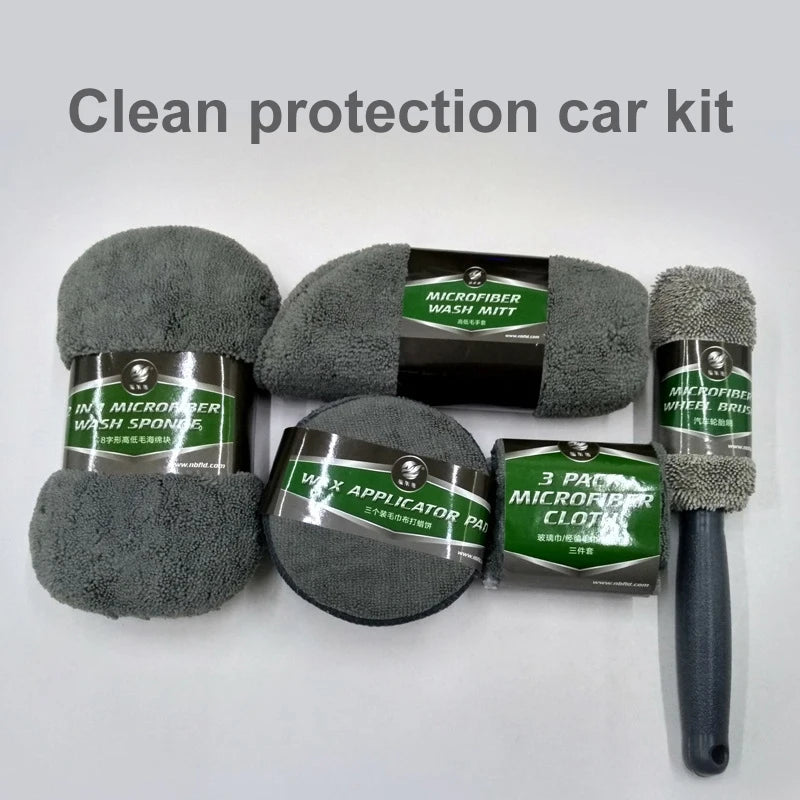 Car Cleaning Kit Essential Tools for Ultimate Shine and Detailing