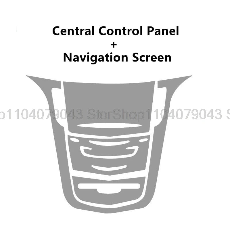 TPU Protective Film for Cadillac Escalade Interior Console Protection