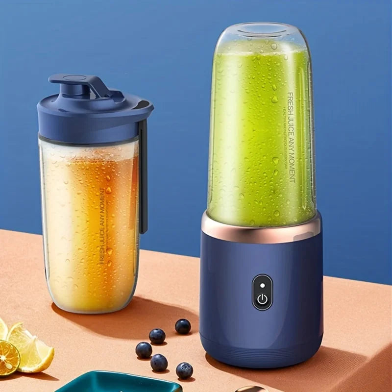 Portable Electric Fruit Juicer Blender for Smoothies and Milkshakes