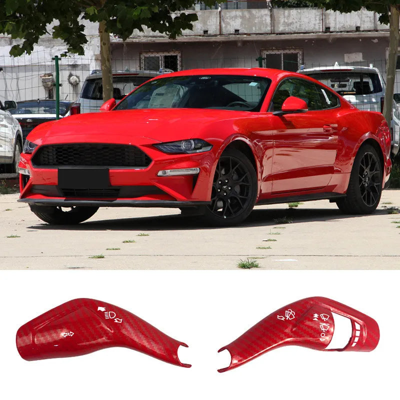 Car Shift Lever Wiper Rod Cover Trim For Ford Mustang