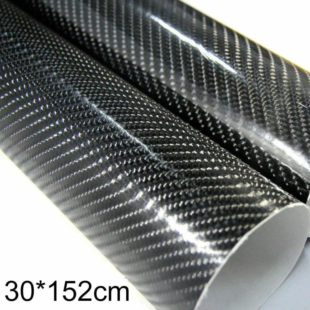 7D Carbon Fiber Vinyl Car Wrap Sheet Roll 30CM x 152CM Motorcycle Automobile Styling Auto Decals