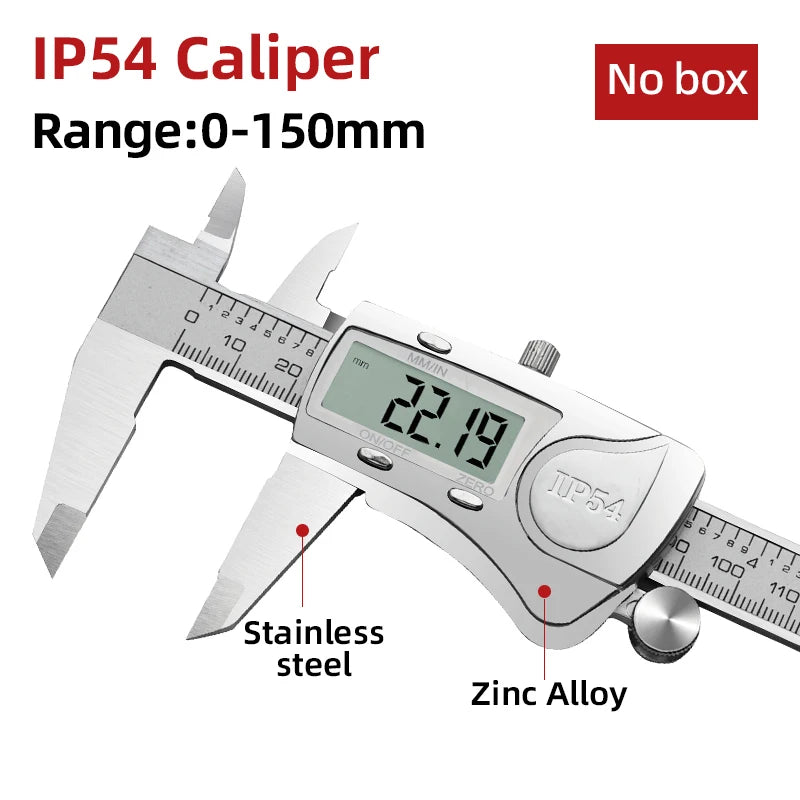 Digital Vernier Caliper Stainless Steel Measuring Tool for Woodworking