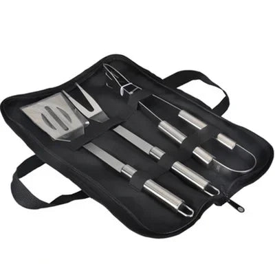 Stainless Steel Barbecue Tool Set For Outdoor Cooking Adventures
