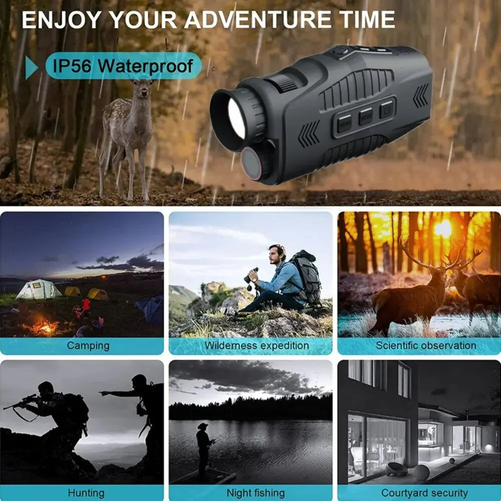 R11 1080P Infrared Night Vision Monocular for Hunting Adventures