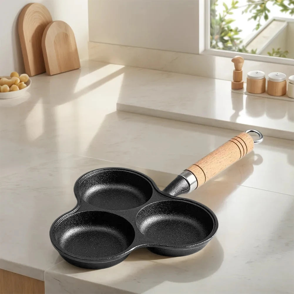 Cast Iron Non Stick Egg Frying Pan for Delicious Breakfasts