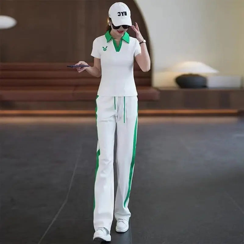 OEING Womens Casual Sports Knit Two Piece Comfort Set