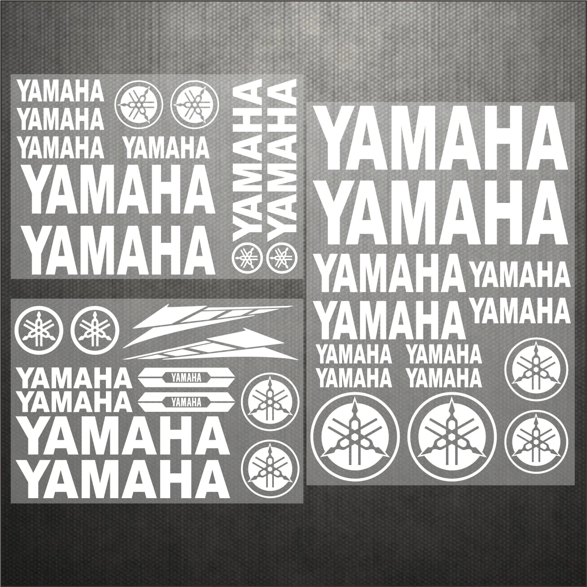 Yamaha Logo Stickers for Motorcycle Tank Helmet Decals
