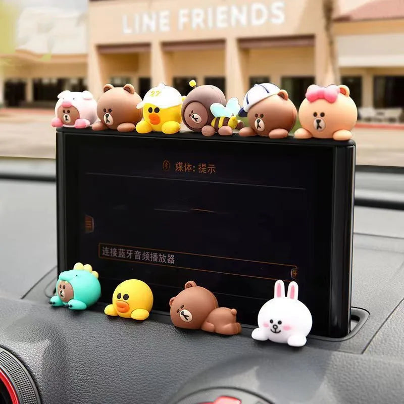 Cute Korean Anime Cartoon Character Air Vent Decoration Accessories