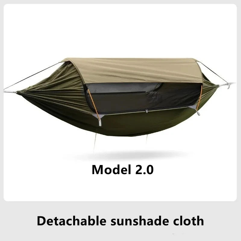 Traveler Two Person Hammock With Mosquito Net Sunshade