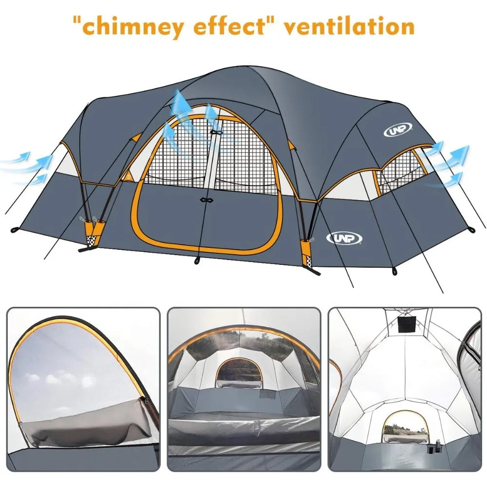 High Concerned Family Camping Tent With Easy Assembly
