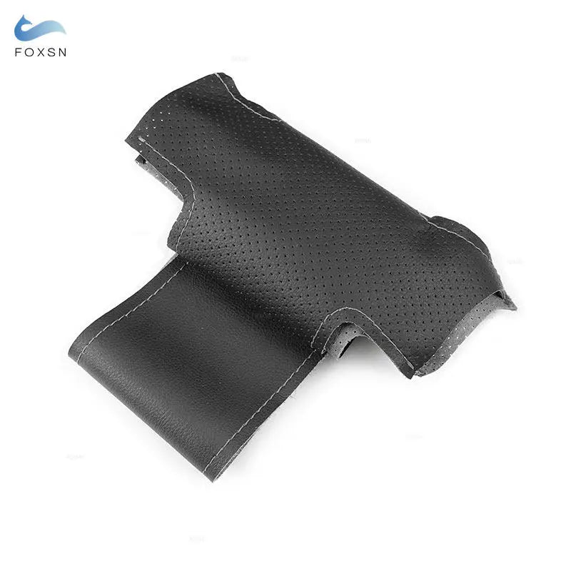 Hand-Stitch Microfiber Leather Steering Wheel Cover for Fiat 500 Models 2007-2015