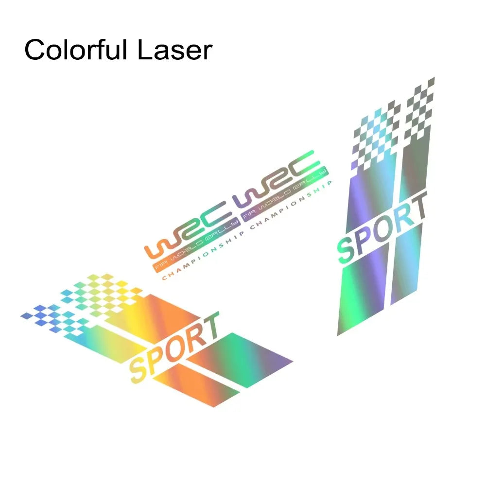 Car Both Side Body Sticker Stylish Auto Racing Sports Vinyl Film Decal For Ford Focus 2 3 MK2 MK3 Tuning Accessories