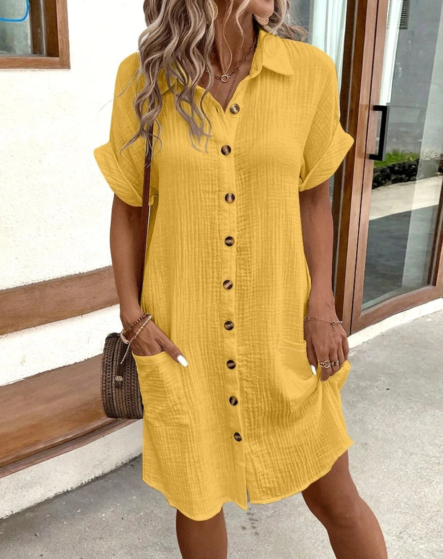 Guangdong Vintage Women Mini Dress V Neck Sleeve Polyester