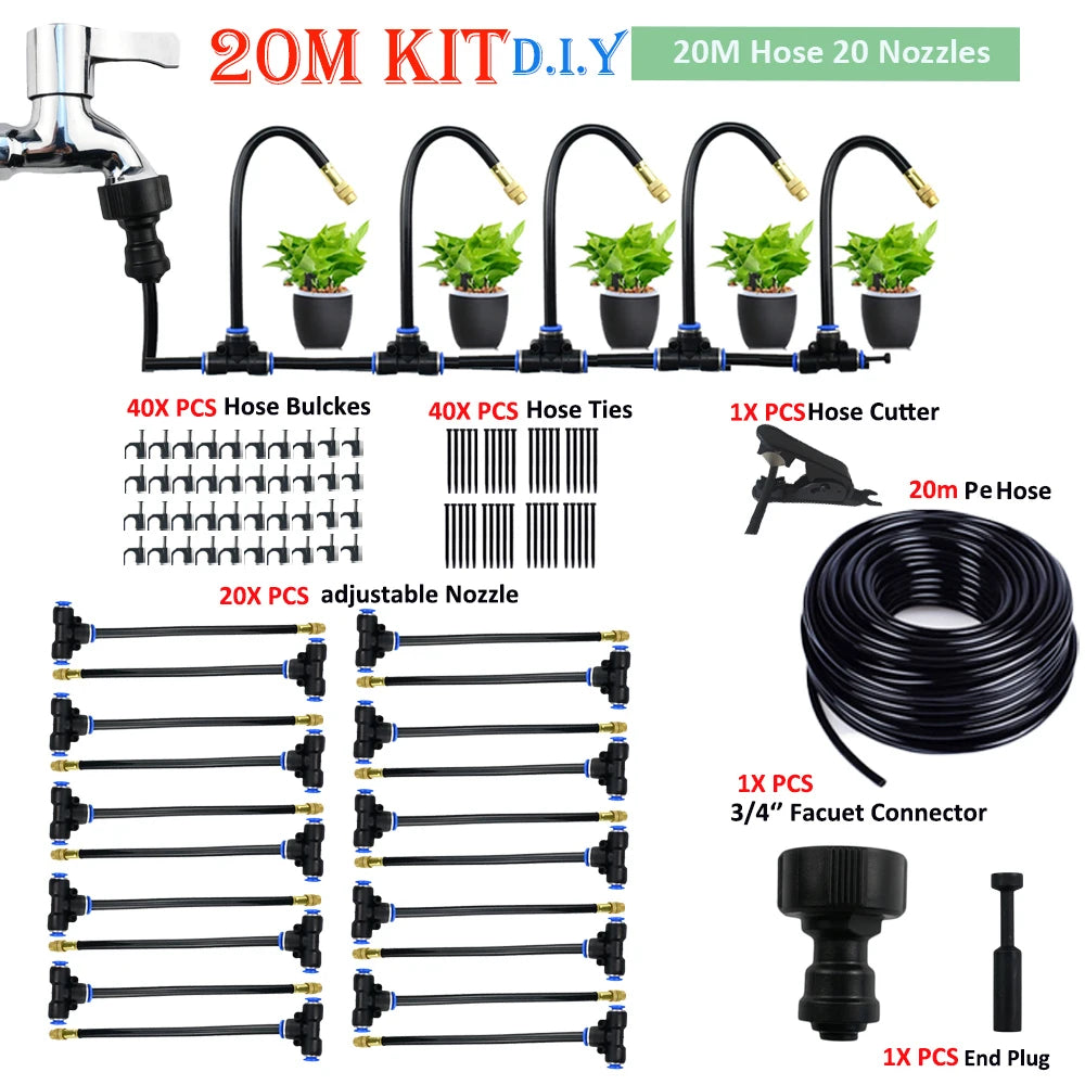 Choice DIY Garden Misting Kit For Outdoor Patio Irrigation