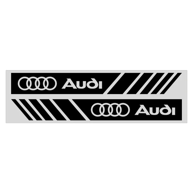 2PCS Car Rearview Mirror Stickers Vinyl Film Decals for Audi B6 B7 B8 B9 A3 8P 8V A4 A6 C6 C5 Q2 Q3 Q5 Q7 Q8 TT TTS Q2L
