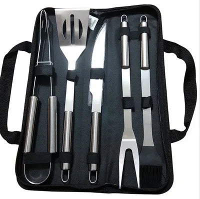 Stainless Steel Barbecue Tool Set For Outdoor Cooking Adventures
