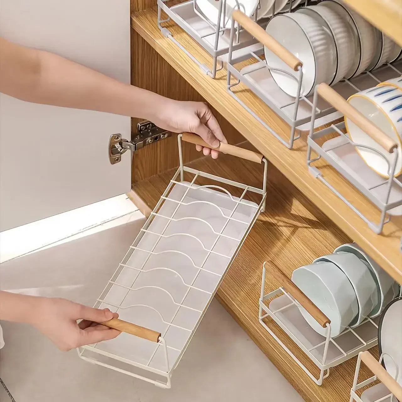 Choice Kitchen Rack Organizer Perforation Free Drain