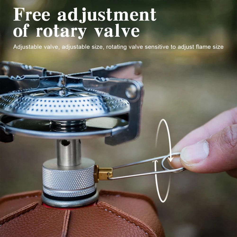 Portable Outdoor Camping Gas Stove with Storage Bag