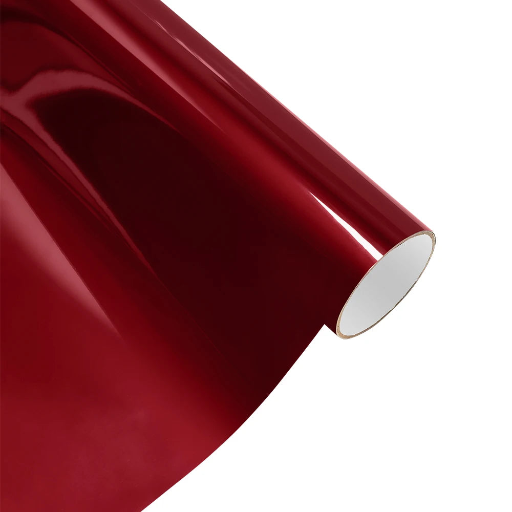 Premium Liquid Metal Dragon Blood Red PET Vinyl Wrap Film Car Decal Sticker Protective Cover Auto Tuning Accessories