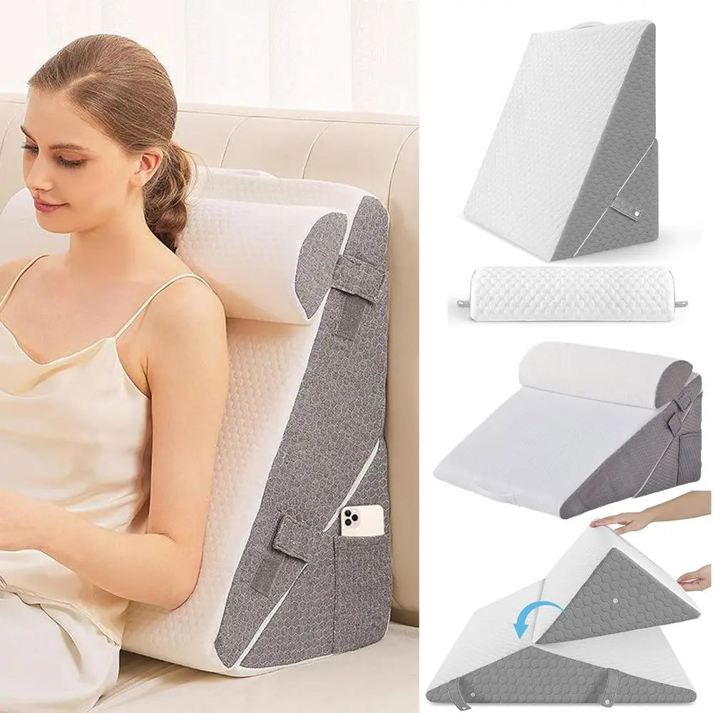 ZhejiangChoice Comfortable Wedge Pillow Adjustable Triangle