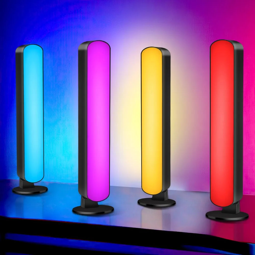 Music Sync LED Night Light Bars for Gaming and Relaxation