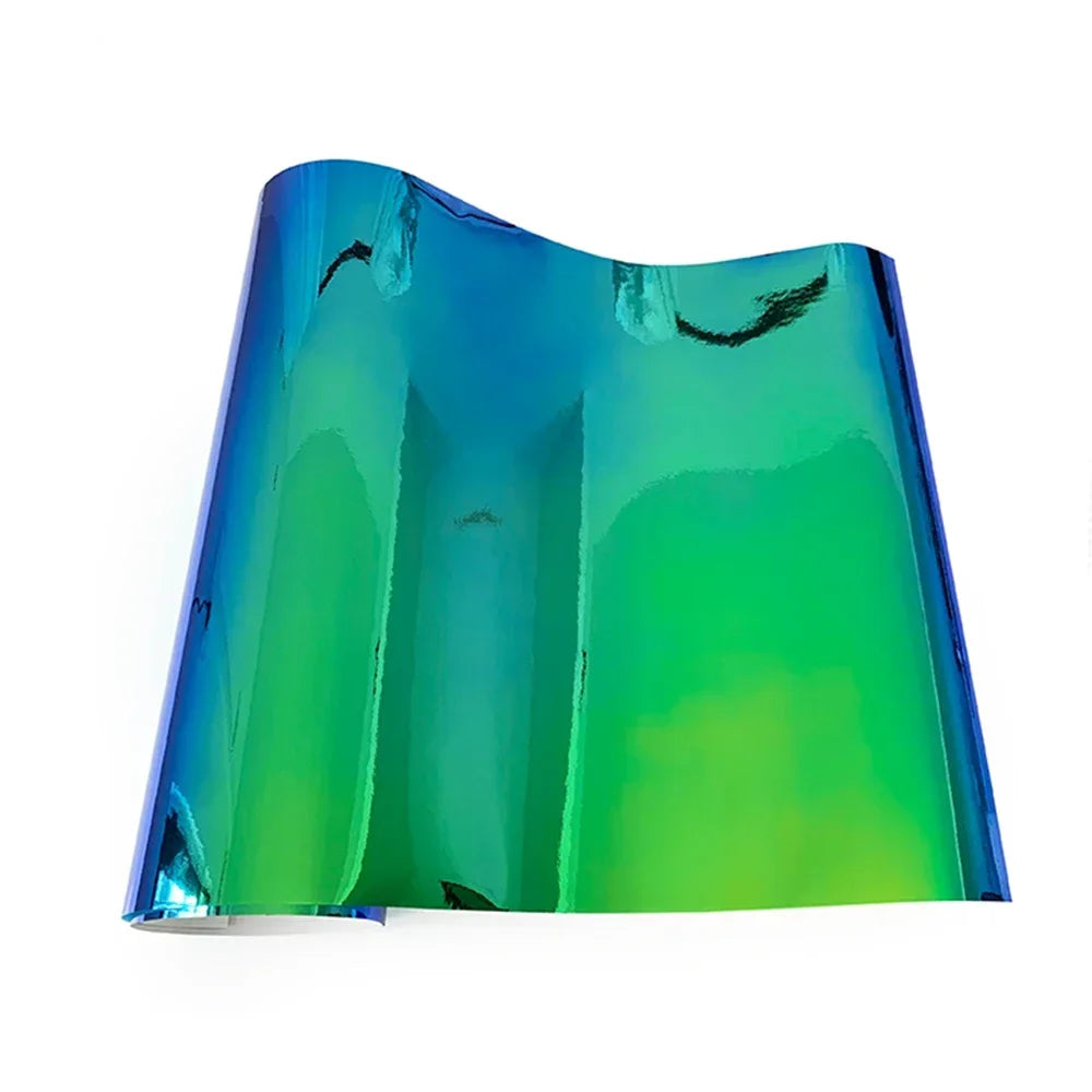 Car Wrap Film Laser Plating Auto Color Change PVC Sticker Chrome Rainbow Vinyl Air Free Bubble Motor Film