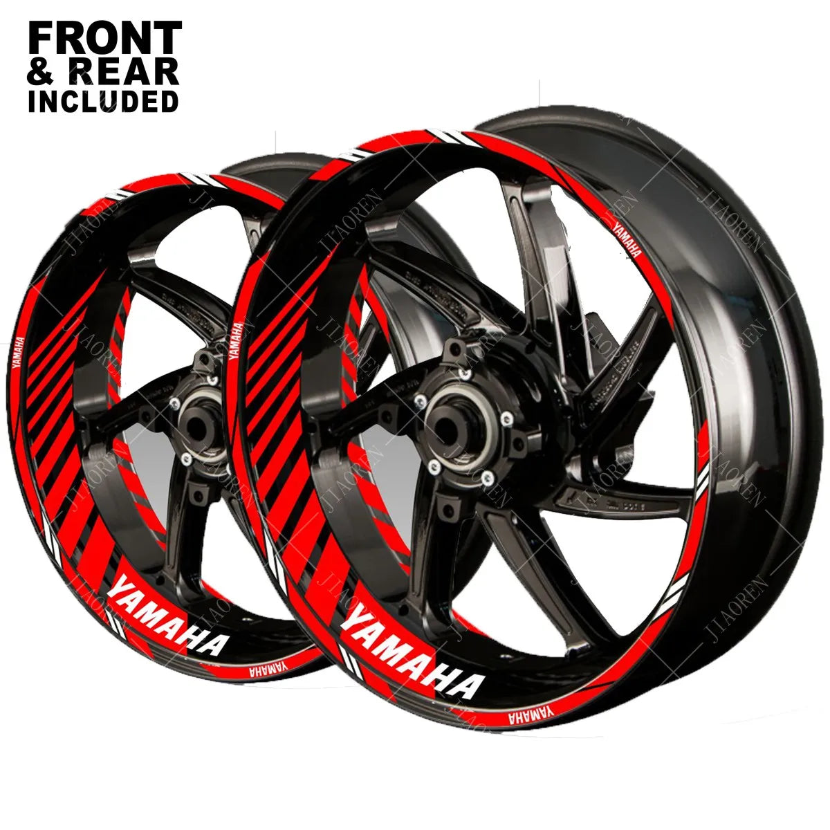 Yamaha Wheel Logo Sticker Rim Decal Vinyl Set Kit Pro