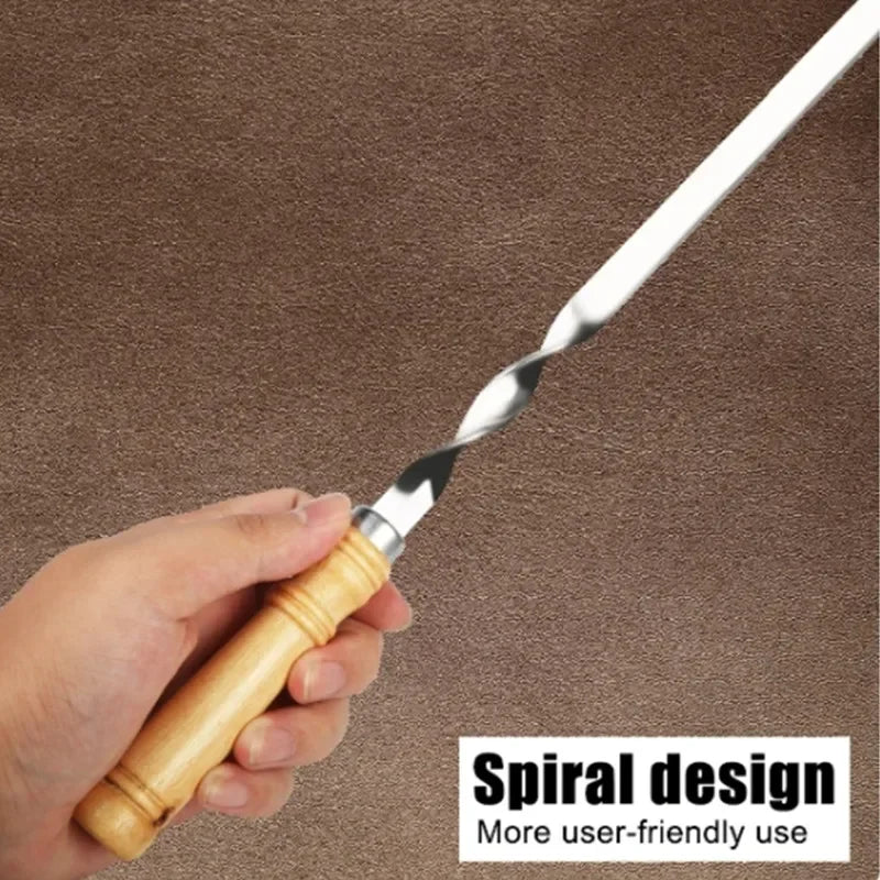6PCS Stainless Steel BBQ Fork Skewers for Grilling Delight