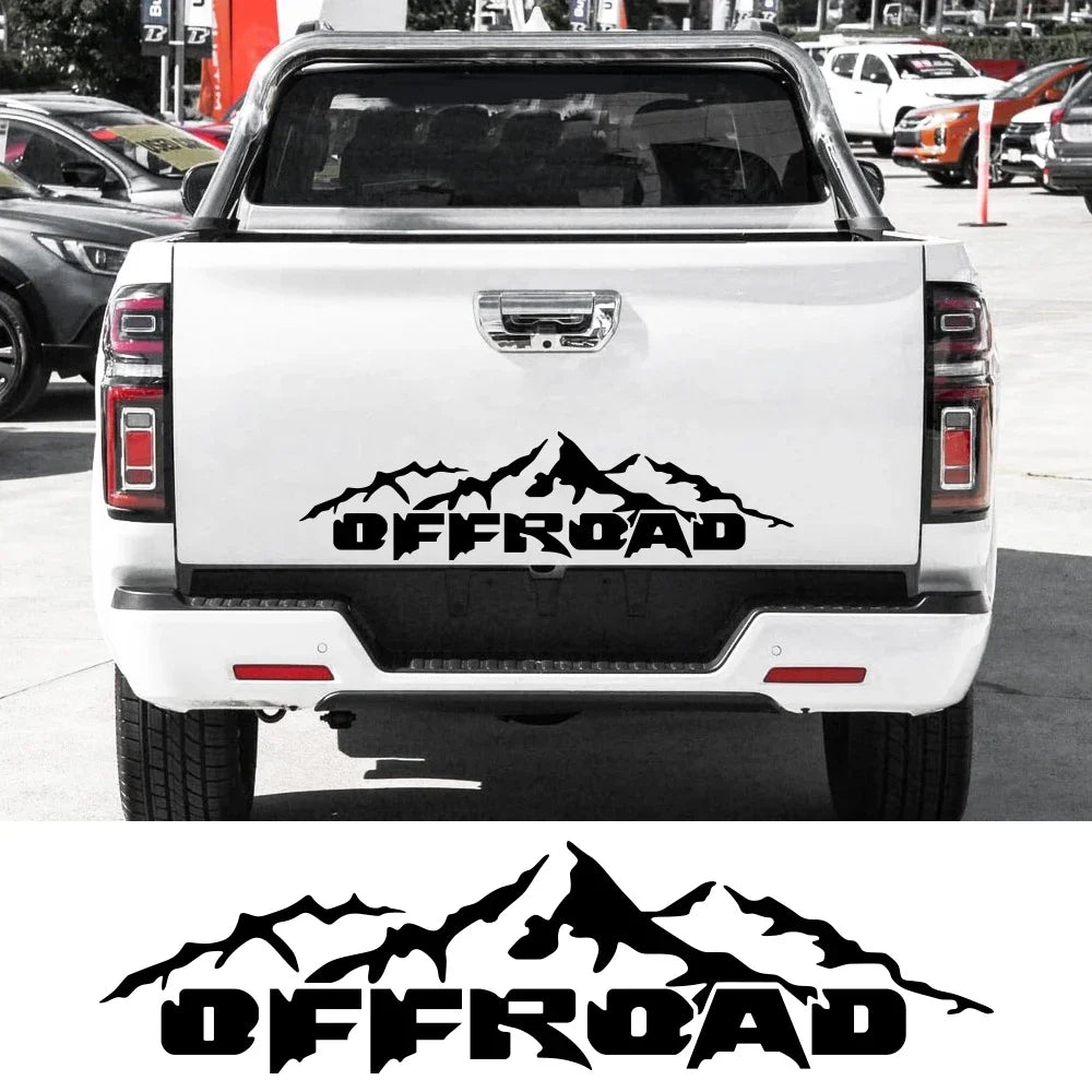 Car Off Road Sticker Vinyl Graphics Decal for Ford F150 Dodge Toyota Hilux Maxus Isuzu Dmax GWM Cannon Mitsubishi