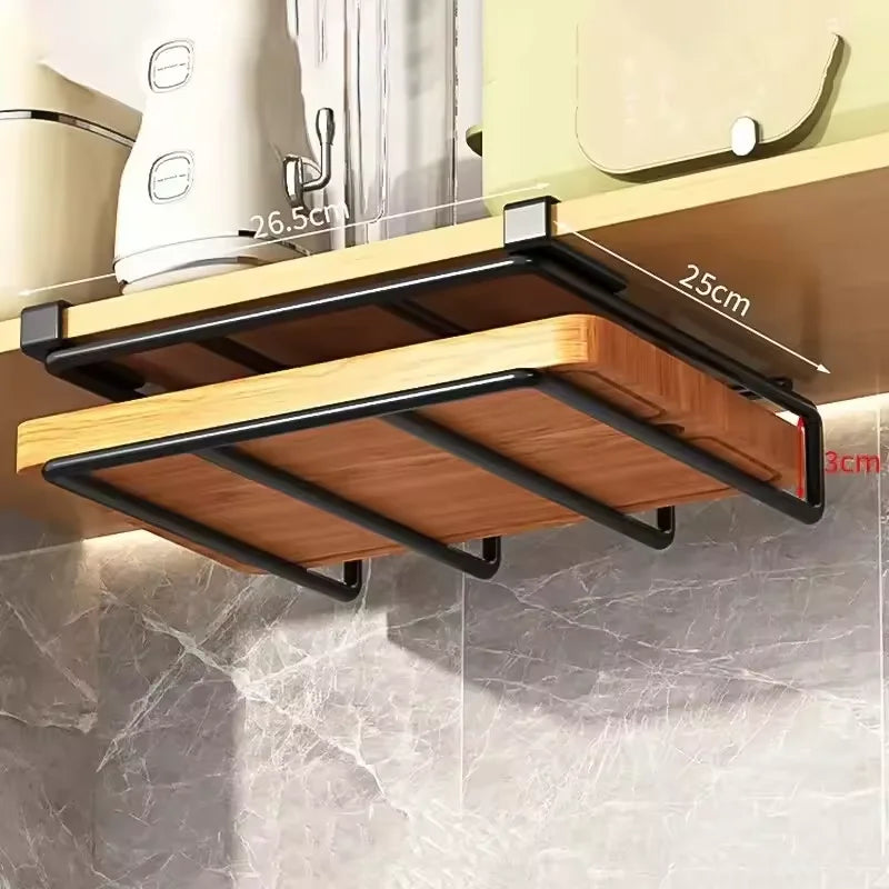 Choice Kitchen Hanging Organizer Rack With Hooks Storage