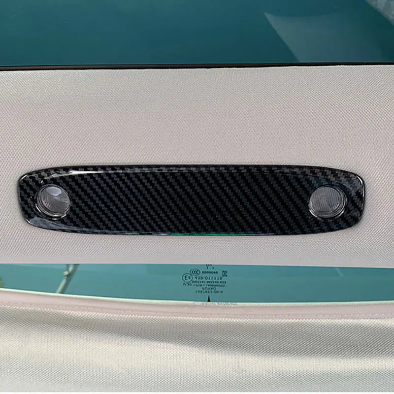 Carbon Fiber Reading Light Trim For Tesla Model 3 And Y