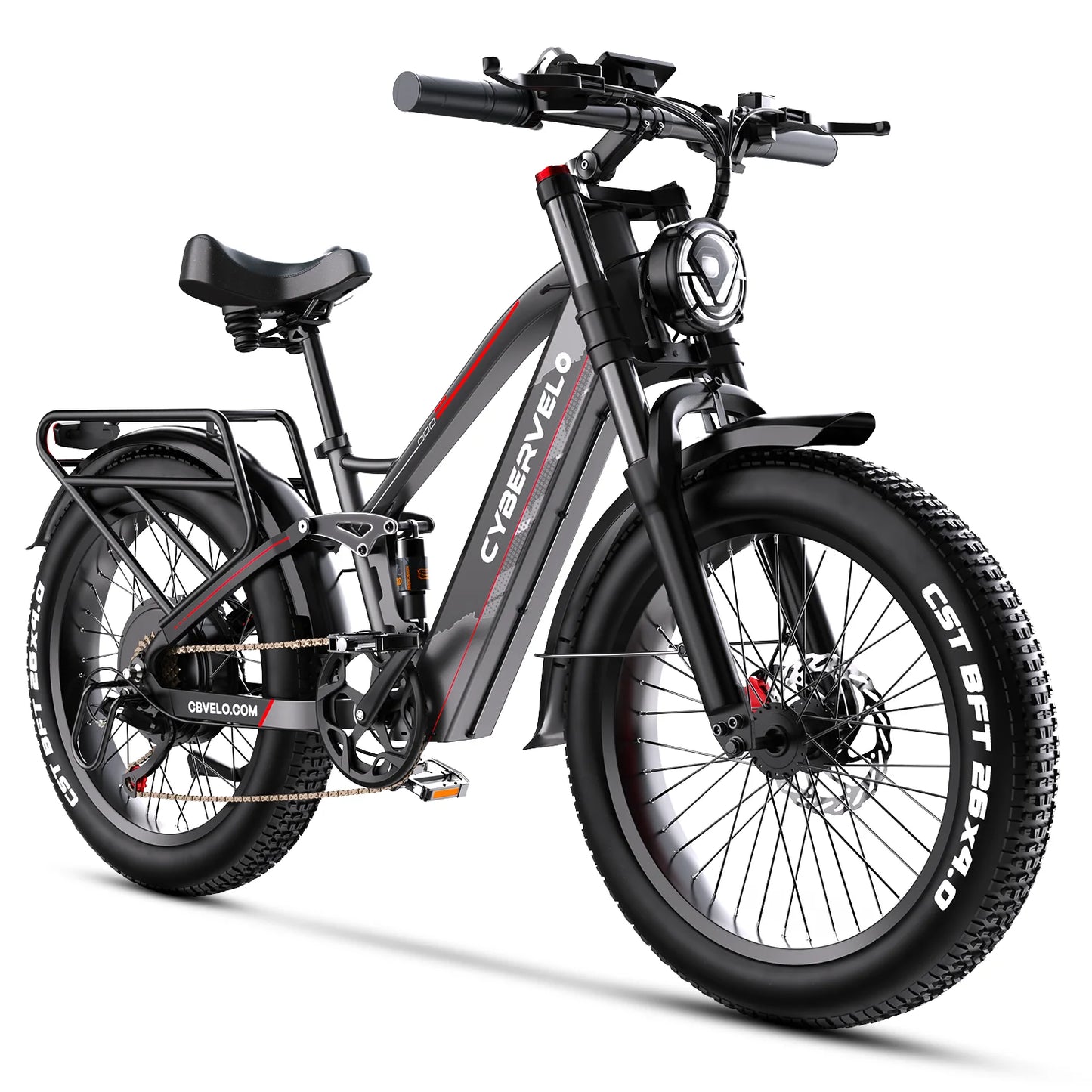 Max Speed 3000W Fat Tire Ebike 52V Long Range Off Road
