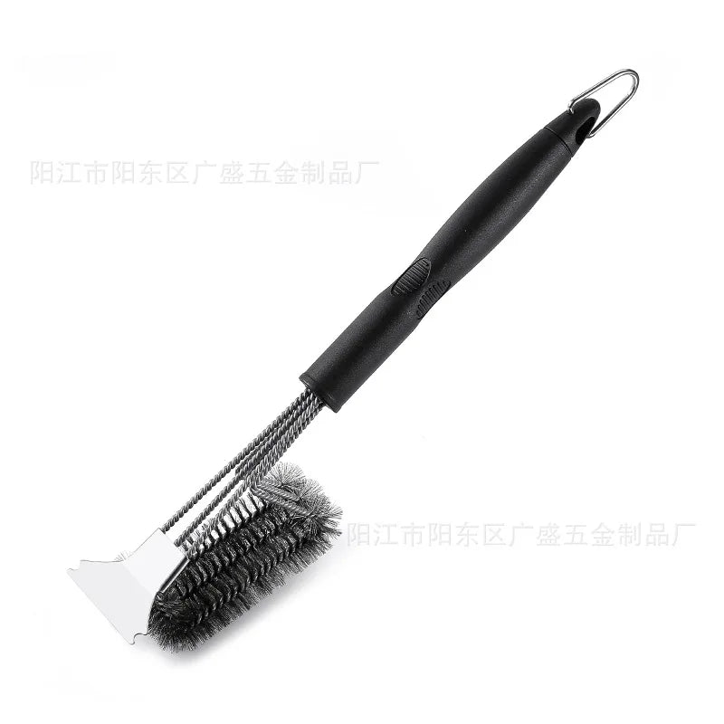 Stainless Steel Barbecue Grill Brush for Effortless Cleaning