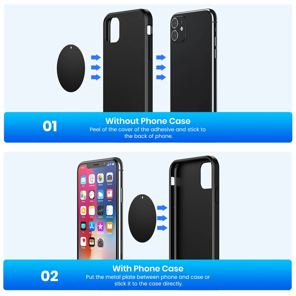 TOPK Magnetic Car Phone Holder for Dashboard and Wall Use