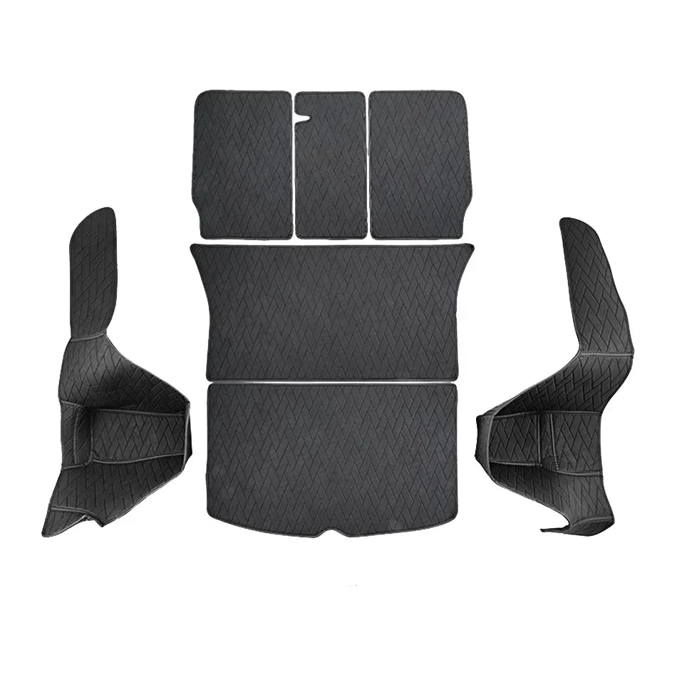 Leather Trunk Mats Waterproof Cargo Liner for Tesla Model Y by NovaAcc