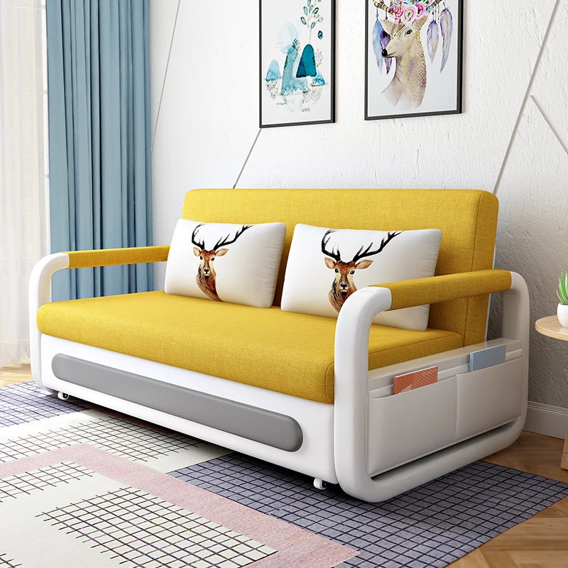 Modern Luxury Folding Sofa Bed with Storage for Living Room
