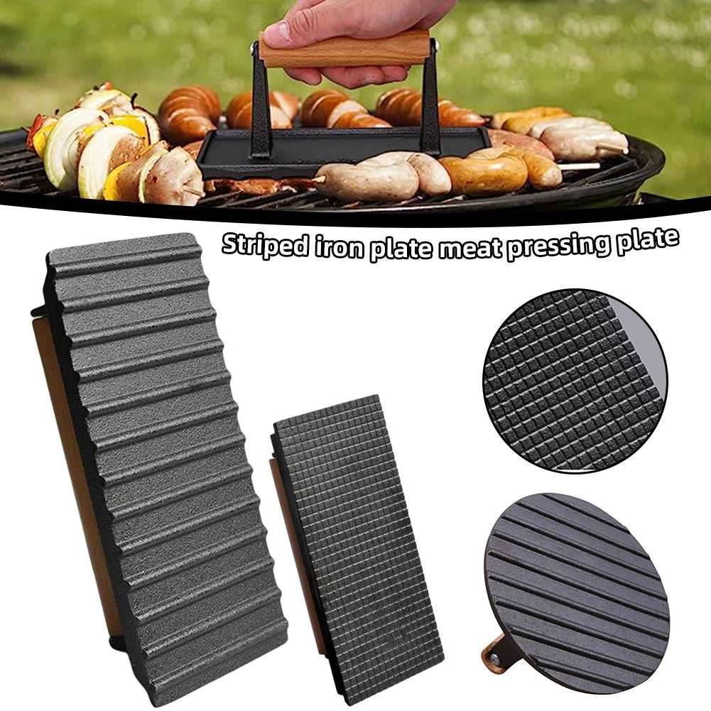 Universal Heavy-Duty Meat Press for Perfect Burgers and Steaks