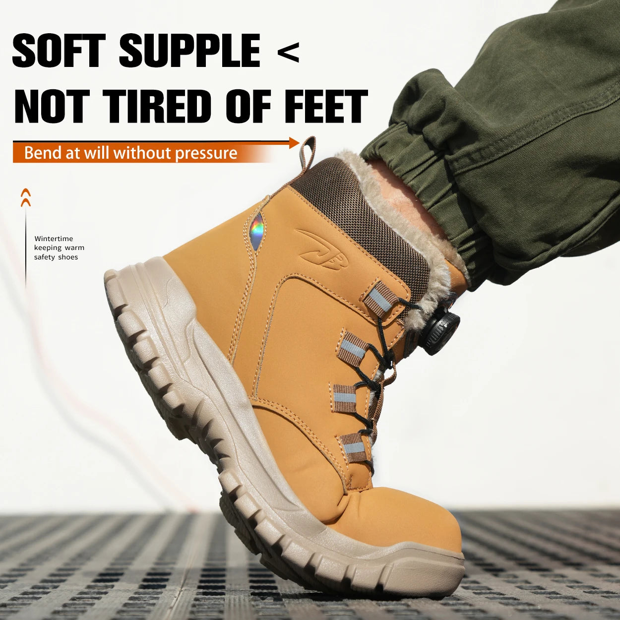 Work Safety Boots for Men and Women Waterproof Protective Safety Shoes Lightweight Steel Toe Work Shoes Size 47 and 48
