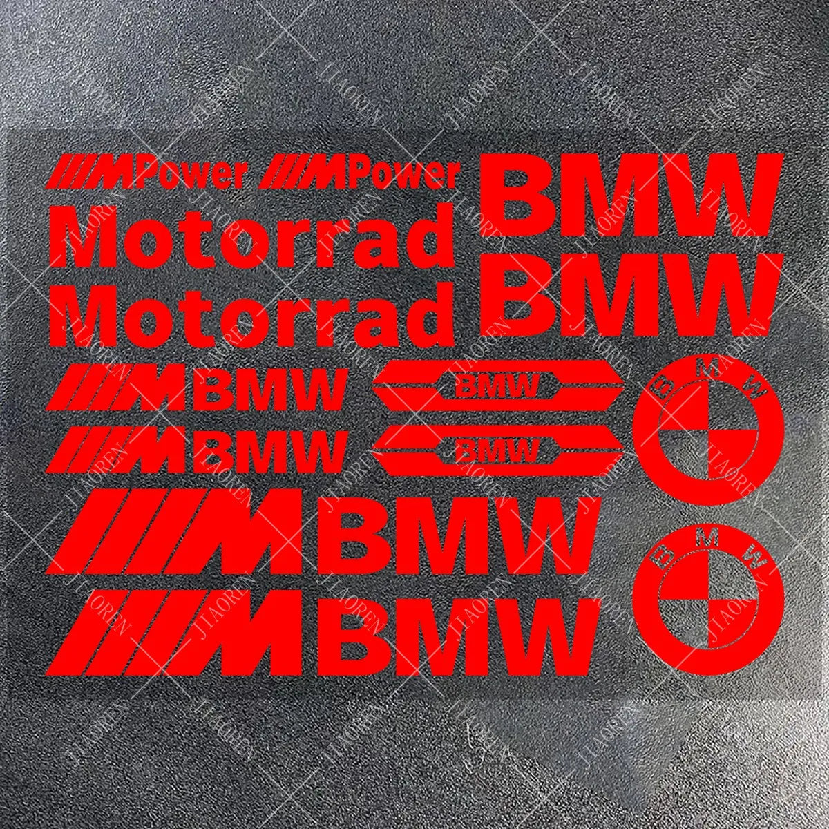 BMW Vinyl Sticker Logo Motorcycle Tank Decal Kit S1000RR