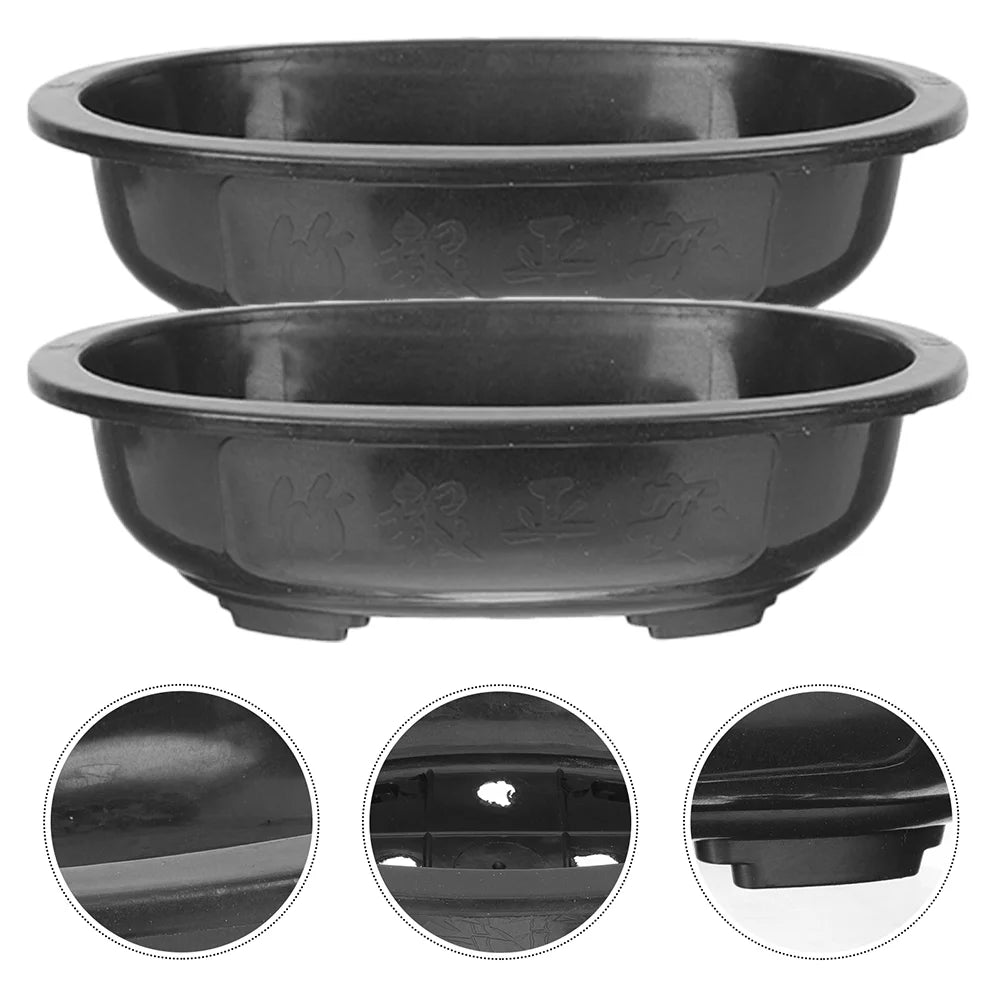 Choice Flowerpot Set Reusable Planter For Bonsai Orchids