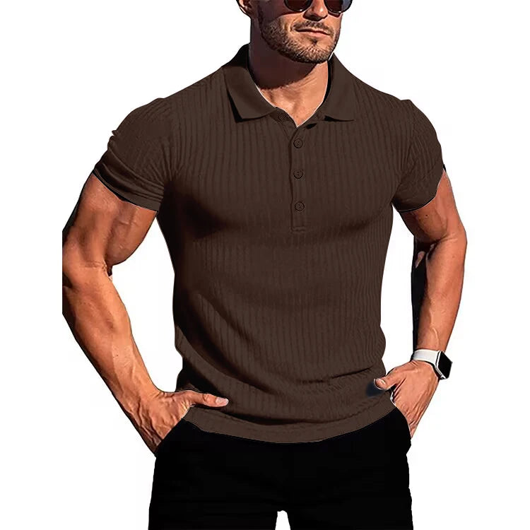 Zhejiang Choice Mens Breathable Stretch Slim Polo Shirt